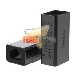 Copla RJ45 Gigabit Blindada Cat8 Aluminio Compatible Cat7/6/5.