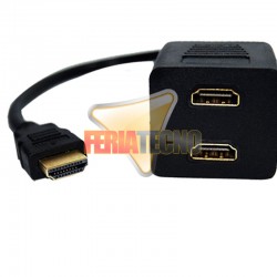 SPLITTER 1 HDMI  A 2 HDMI HEMBRA, PASIVO.