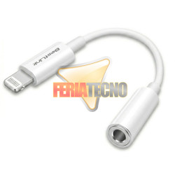 Adaptador Lightning a Jack 3.5mm para iPhone Audio Auxiliar
