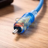 ADAPTADOR DE AUDIO RCA MACHO A 2 RCA HEMBRA