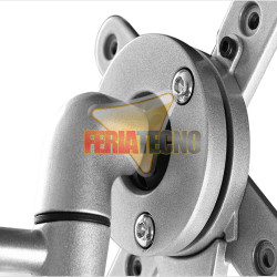 Soporte Monitor Pared Brazo Aluminio 13-27" Extensión 26cm
