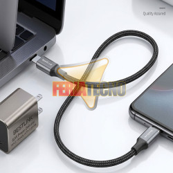 Cable USB-C a USB-C 60W Carga y Datos Trenzado 1mt