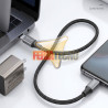 Cable USB-C a USB-C 60W Carga y Datos Trenzado 1mt