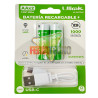 Pilas Recargables AA 3400mWh Carga Directa USB-C x2 Unidades
