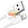 CABLE USB PARA IPHONE 4, IPOD, IPAD. BLANCO. 1 METRO.