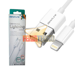 CABLE USB PARA IPHONE 4, IPOD, IPAD. BLANCO. 1 METRO.