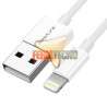 CABLE USB PARA IPHONE 4, IPOD, IPAD. BLANCO. 1 METRO.