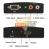 CONVERSOR DE VIDEO VGA + AUDIO A HDMI. ACTIVO