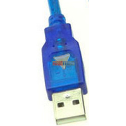 CABLE USB A-A M/M 1,5 MTS.COLOR AZUL