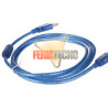 CABLE USB A-A M/M 1,5 MTS.COLOR AZUL