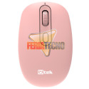 Mouse Inalambrico 2.4 GHz Optico Rosado USB Utek