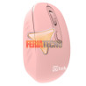 Mouse Inalambrico 2.4 GHz Optico Rosado USB Utek