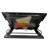 VENTILADOR PARA NOTEBOOK USB, AJUSTABLE EN ALTURA, 2 USB, LUZ AZUL. NEGRO