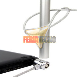 CANDADO DE SEGURIDAD PARA NOTEBOOK/PROYECTOR CON LLAVE