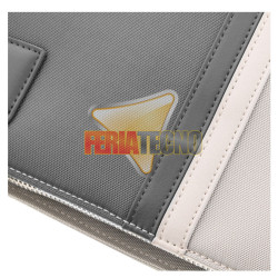 CARTERA PARA NOTEBOOK GRIS, HASTA 15.6".