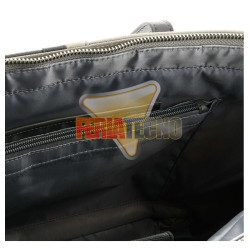 CARTERA PARA NOTEBOOK GRIS, HASTA 15.6".