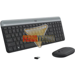 KIT TECLADO Y MOUSE INALAMBRICO USB, LOGITECH MK470