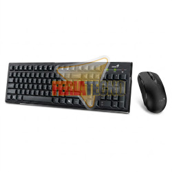 KIT TECLADO Y MOUSE INALÁMBRICO USB, GENIUS KM-8101, AI COPILOT