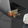 ADAPTADOR USB-C A HDMI, VGA, USB 3.0, RJ45(LAN), 3.5, 3 USB 2.0, SD, MICRO SD, 2 USB-C CARGA, UAB-C DATOS
