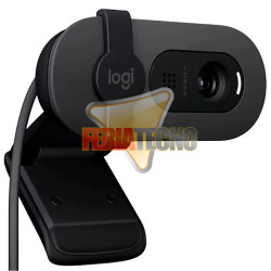 Webcam Logitech Brio 100 Full HD 1080p Con Micrófono Negro