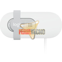 Webcam Logitech Brio 100 Full HD 1080p Con Micrófono Blanco
