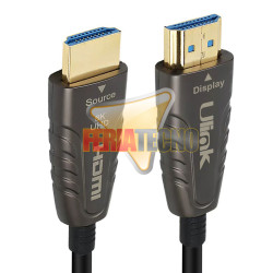 Cable HDMI 30m Fibra Óptica 8K v2.1 60Hz 4K 120Hz