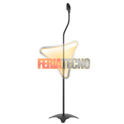 Par Soporte Pedestal Parlante Ajustable 73-100cm Base Estrella