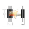 Adaptador USB-C Macho a Macho Copla Carga Rapida y Datos