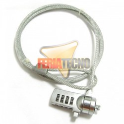 CANDADO DE SEGURIDAD PARA NOTEBOOK/PROYECTOR CON CLAVE