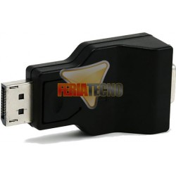 ADAPTADOR DISPLAYPORT MACHO  A VGA HEMBRA.