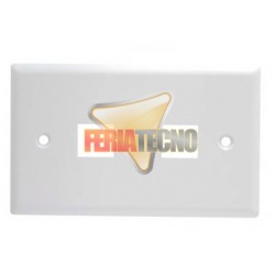 PLACA A MURO 2  MÓDULOS, BLANCA