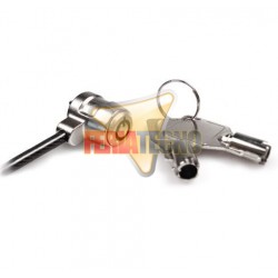 CABLE DE SEGURIDAD PARA NOTEBOOK CON LLAVE