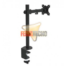 SOPORTE MESA 1 LCD HASTA 32", TIPO PRENSA