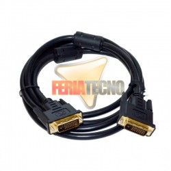 CABLE DVI-D 1,8 MTS. CONECTOR BAÑO ORO
