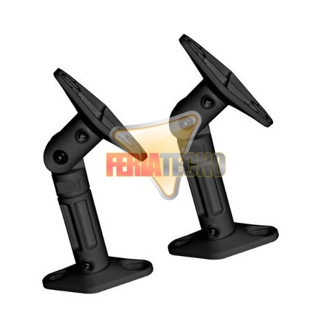 SOPORTE PARLANTE A MURO(2 UNID) SATELITES ,3.5KG, NEGRO.