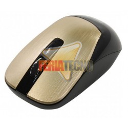MOUSE OPTICO INALAMBRICO GENIUS USB, NX-7015, NEGRO/DORADO