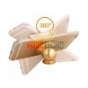 SOPORTE MAGNETICO DE CELULAR PARA AUTO, DORADO