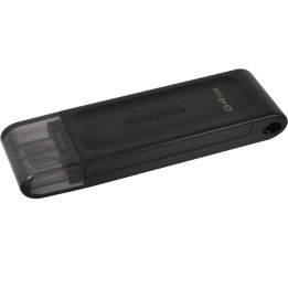 Pendrive 64GB USB-C 3.2 Kingston 70 DataTraveler Negro